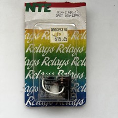 NTE R14-11A10-12P DPDT Relay 10A 12VAC Made in Indonesia