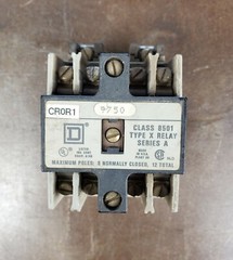 Square D Industrial Control Relay Type: X0 20 Class 8501 Type X Relay