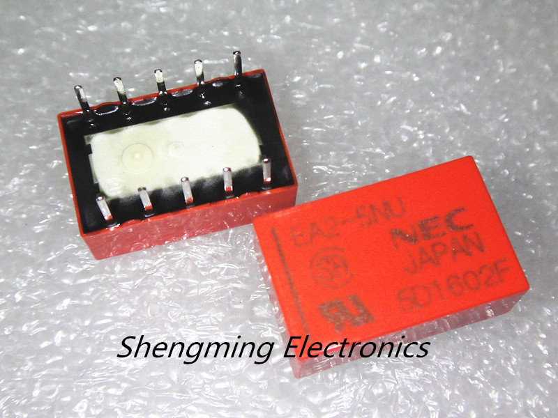 10pcs 5V 10pins EA2-5 EA2-5NU NEC relay original