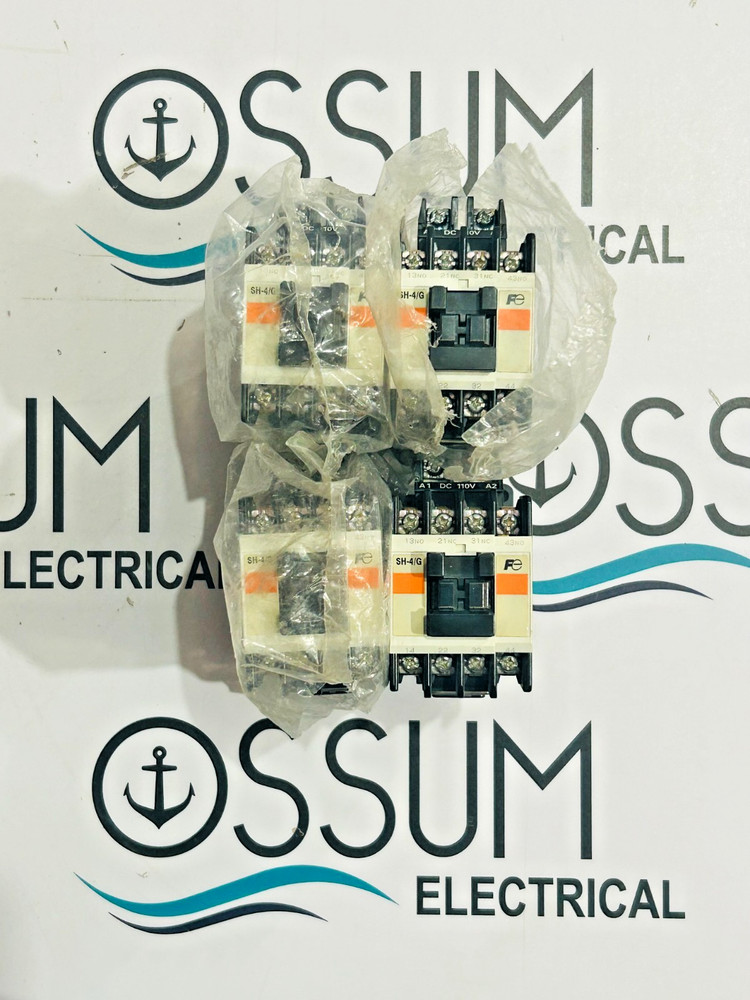 FUJI ELECTRIC SH-4/G RELAY INDUSTRIAL 24VDC LOT OF 4 FREE FAST SHIPPING