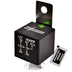 12V 40A Waterproof Relay SPDT LED Indicator Light V23234A1001X036 Tyco