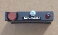 ELECTRO CAM EC-OAC240-3 OUTPUT MODULE RELAY 240VAC 1.5A W/ 4A FUSE
