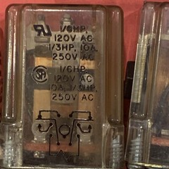(12 PCS) KRP11AG RELAY 6V 1/6HP 120VAC 1/3HP 250VAC POTTER BRUMFIELD 8 pin USED