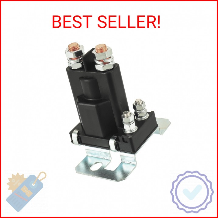 HUAREW 80-AMP Battery Isolator and 12V Continuous Duty Solenoid Relay, High Curr