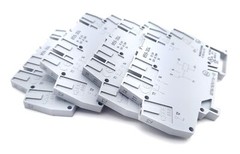 Lot of 4 Wago 859-304 Relay Terminal Blocks, 24VDC Supply, 5A 250VAC Contact