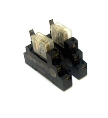 Allen Bradley Relay Socket Base w/Plug-in Relay Lot of 2 UNTESTED