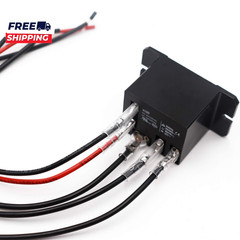 2PCS Power Relay AC120V Coil 30A SPDT(1NO 1NC) with Flange Mounting