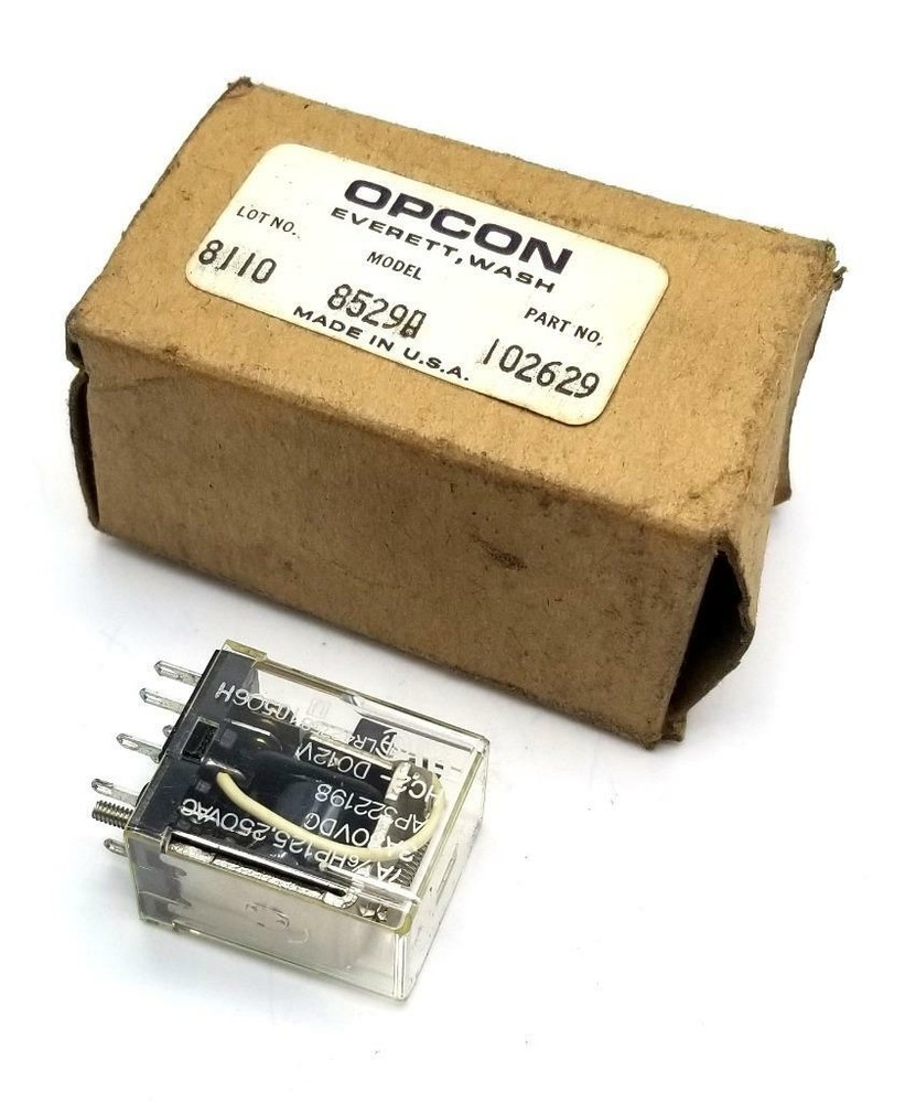 Opcon 8529A Relay 8 Pin 102629
