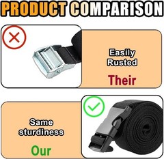 39 Inch Adjustable Battery Tie Down Strap with Buckle for Vehicles Size: 1 Pcs