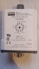 DAYTON 24EN96 SinFunTimeDelayRelay, 240VAC, 11Pins 24EN96