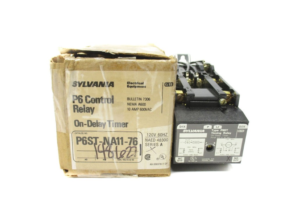 SYLVANIA P6ST-NA11-76 SER. A 10A 110/120V 0.3-30S NSMP