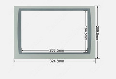 2711P-T12W22D9P-A Touch Screen Panel for 2711P-T12W22D9P A SER A + Overlay @yay.