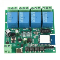 4 Channel Relay Switch Module Tuya Smart WIFI Remote Control Relay 2.4GHz 433MHz