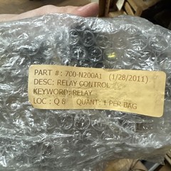 Allen-Bradley Bulletin 700 Type N AC Relay, W/AB 700N200A1 Ser. C