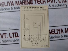 MITSUBISHI ELECTRIC CV-8-D Ground Over Voltage Relay 60HZ