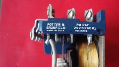Potter & Brumfield PM17AY-24 25A Power Relay 4PDT