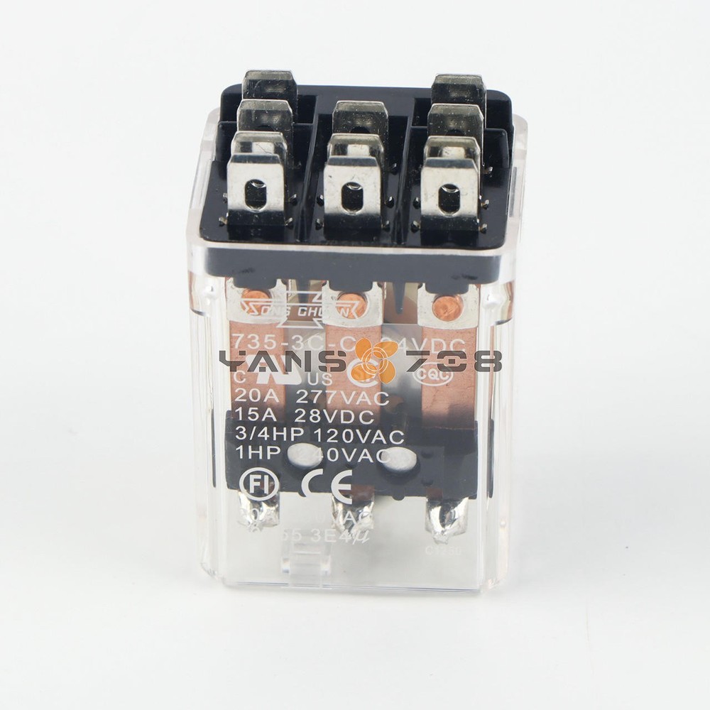 1PC NEW SONG CHUAN Relay 735-3C-C 24VDC