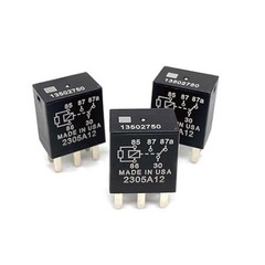 13502750 Relay (3-Pack) 40A 12VDC 5-Pin SPDT Automotive Relay for Fuel Pump, Tra