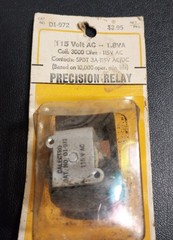 Calectro Precision Relay 115 Volt AC D1-972 New Old Stock GC Electronics