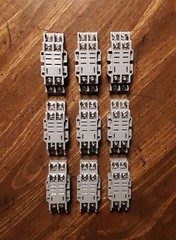 Square D 8501 NR42/ IDEC SH2B-05 Relay Socket Base , DIN Rail Mount, (Lot of 9)