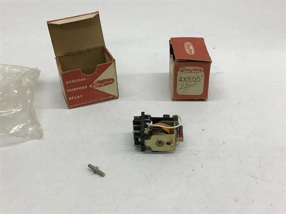 Dayton 4X805 General Purpose Relays Lot of 2