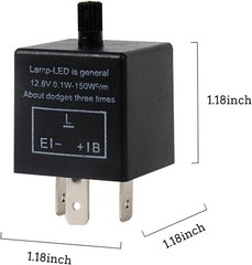 LED Flasher Relay 3 Pins Adjustable Turn Signal Hyper Blink Issue