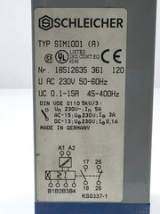 SCHLEICHER SIM1001 MONITARING AND TIME-DELAY RELAY AC 230V FREE FAST SHIPING