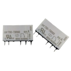 CAT 700-TBR60 60VDC, 6A 250VAC, 5Pin Power Relay(Pack of 2) | Relay, 60V, CAT700