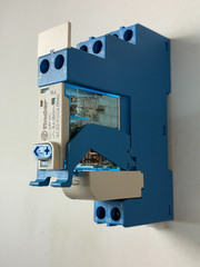 Relay Ice-Cube + Base/Socket DIN-Rail 24VDC COIL 2-Pole 8A NO/NC 8-Pin Test-Butn