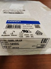 1000 PCS G5RL-1A-LN 12VDC Omron Power Relay 12VDC 12A SPST-NO (29×12.7×15.7)mm