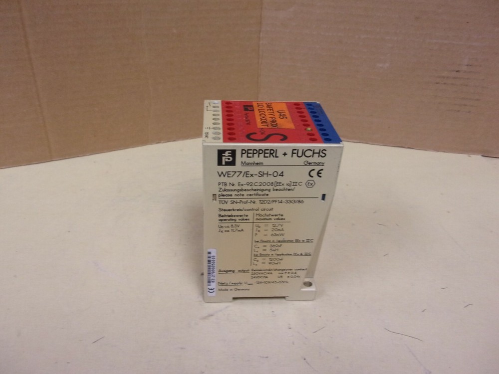 Pepperl + Fuchs WE77/EX-SH-04, 18741 Relay Control Switch Isolator