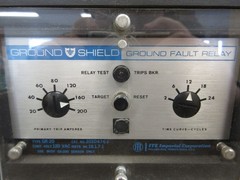 ITE GR-20 Ground Shield Ground Fault Relay 202D6762 120V Trip: 20-200A Used