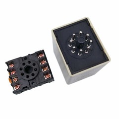 AH3-3 8 Pin Housing Delay Timer Time Relay With Base
