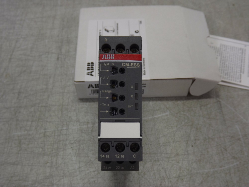 ABB CM-ESS.2S Over / Under Voltage RMS Monitoring Relay, 3-600VACDC Range NEW