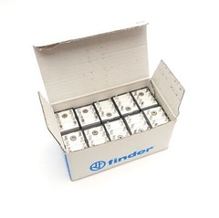 Lot of 10 Finder 55.32.9.024.0000 Relay, 10A 250VAC/30VDC, DPDT, 24 VDC Coil