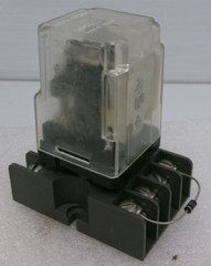 Gould H50-SL608 Socket w Potter & Brumfield KRPA-11DN-24 Relay Plug-In #722Z1