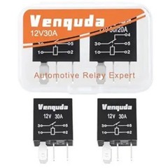 12V 30A Multi-Purpose Relay, 4-Pin Automotive Relay with Nylon Shell,4pin-x-2pcs
