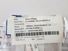Farnell Electronics SD3-2060-03 2 Channel Relay Module