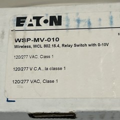 Eaton WSP-MV-010 Wireless Relay Switchpack – New Open Box