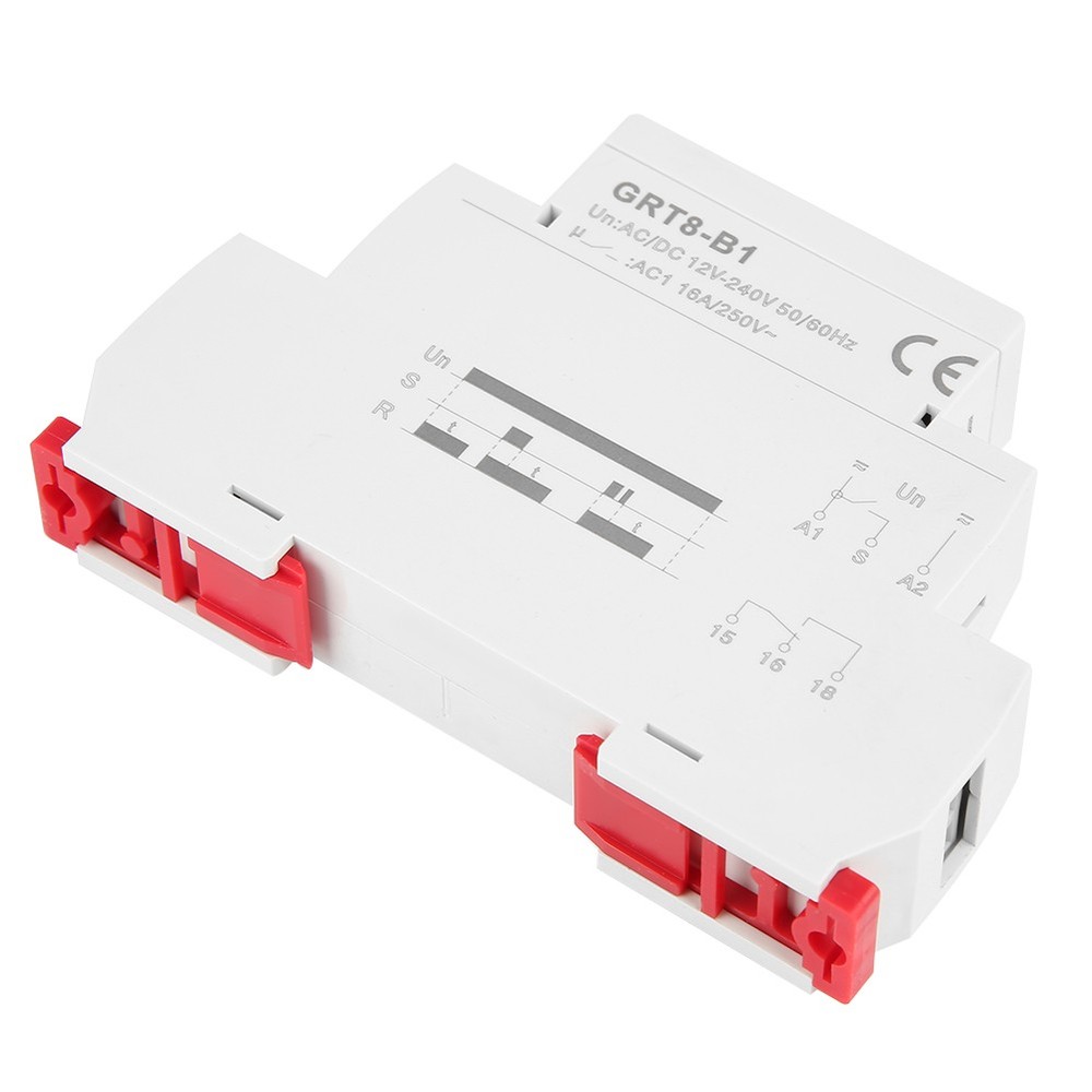 GRT8-B1 Mini Power Off Delay Time Relay AC/DC 12-240V