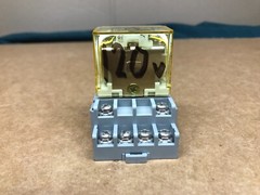 IEC 60255 Relay with Idec Relay Socket Base SH4B-05 Great Working Condition