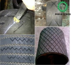 Electric Rubber Cutting Machine Tire Regroover Truck Car Rubber Tire Regrooving