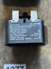 Dayton 3X749E Open Power Relay: Surface Mounted, 24V DC, 8 Pins/Terminals, DPDT