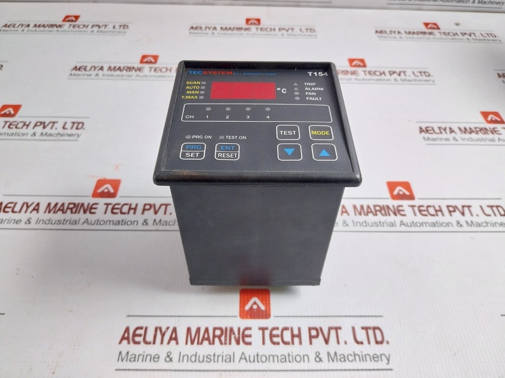 TECSYSTEM T154ED08 Protection Relay 24+240 VDC/AC 50/60HZ-4VA