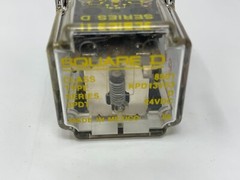 Square D Co. 8501KPD13V53 Round Plug In Power Relay 24V 10A Series 0 3P