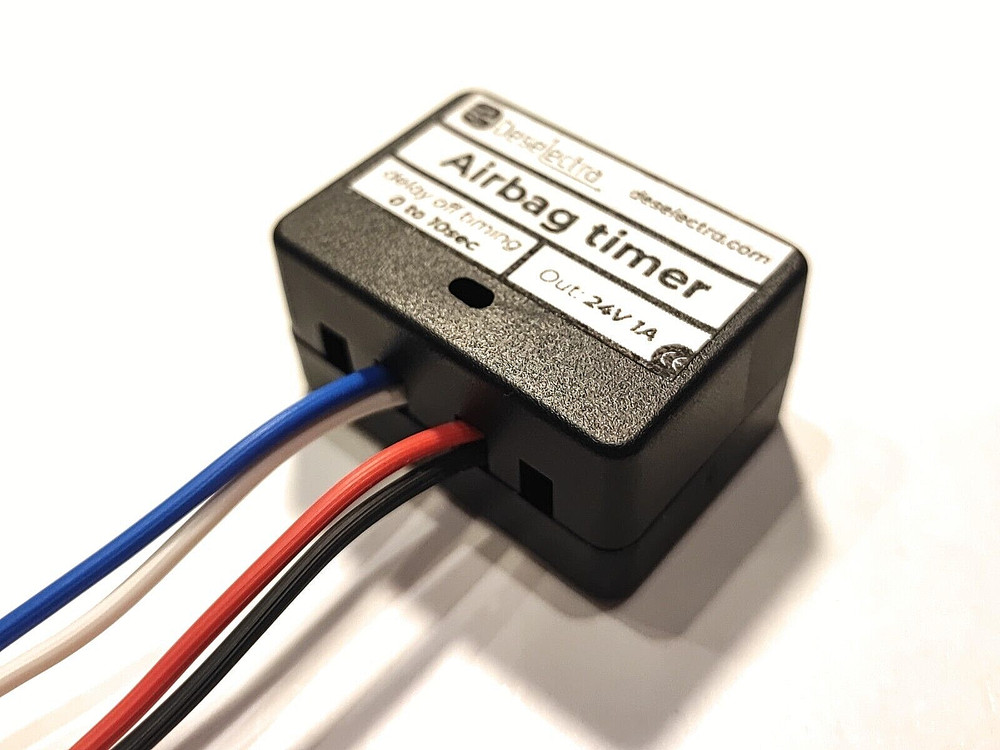Truck bus mini car timer switch air bag relay 1 to 10 sec kit delay off 24V 1A