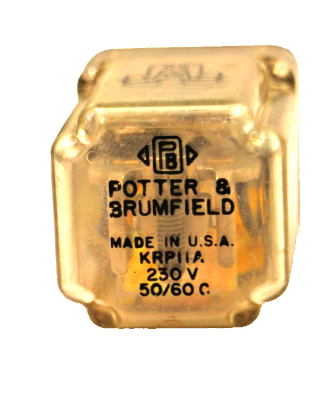 Potter Brumfield KRP11A 230V 50/60 C 8 Pin Octal Relay