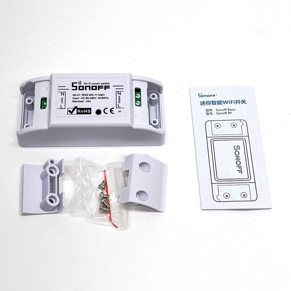 Sonoff Basic RF WiFi Smart Switch Alexa Google Home DIY Relay