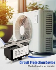 Heavy Duty 24 VAC Coil SPST Fan Relay for AC & Heating Furnace Blower Univers…