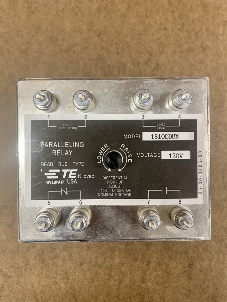 Wilmar Paralleling Relay Model 181DDBX